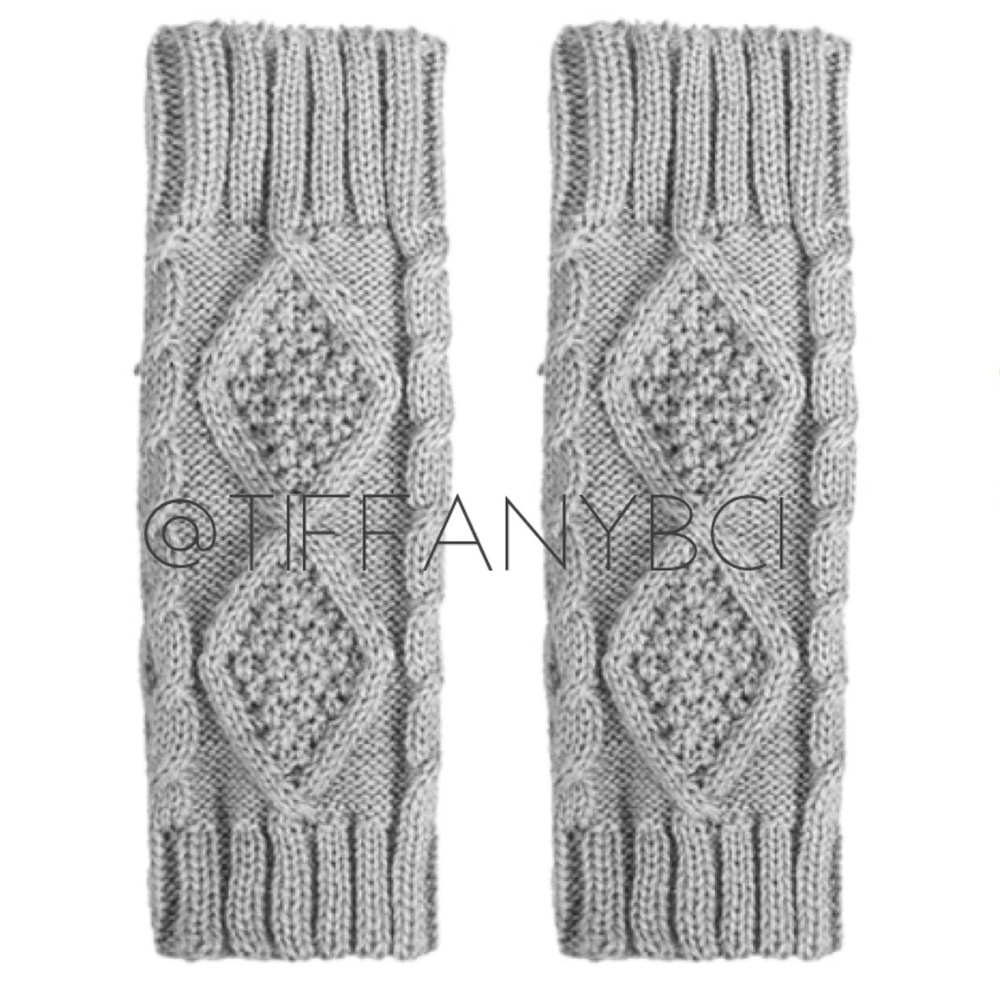 Crochet Fingerless Gloves Arm Warmers - Picture 3 of 5